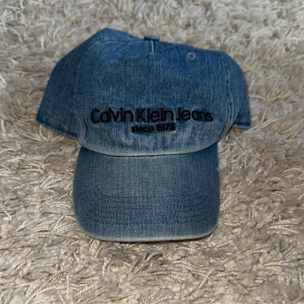 Calvin Klein Jeans Blue Denim Hat